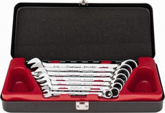 Blackhawk by Proto - 8 Piece, 5/16" to 3/4", Combination Wrench Set - Inch Measurement Standard, Full Polish Finish, Comes in Case - Makers Industrial Supply