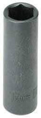 Armstrong - 3/8" Drive 14mm Deep Impact Socket - 6 Points, 2-33/64" OAL - Makers Industrial Supply