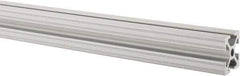 80/20 Inc. - 97 Inches Long x 1 Inch Wide x 1 Inch High, T Slotted Aluminum Extrusion - 0.4379 Square Inches, Clear Anodized Finish - Makers Industrial Supply