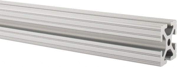 80/20 Inc. - 97 Inches Long x 1-1/2 Inches Wide x 1-1/2 Inches High, T Slotted Aluminum Extrusion - 1.154 Square Inches, Clear Anodized Finish - Makers Industrial Supply