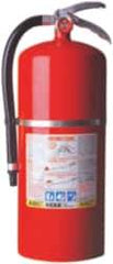 Kidde - 20 Lb, 6-A:120-B:C Rated, Dry Chemical Fire Extinguisher - 7-1/4" Diam x 21.6" High, 195 psi, 20' Discharge in 28 sec, Rechargeable, Steel Cylinder - Makers Industrial Supply