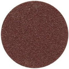 Merit Abrasives - 1" Disc Diam, 100 Grit, Aluminum Oxide Quick Change Disc - Type P Attaching System, Coated, Fine Grade, 40,000 RPM - Makers Industrial Supply