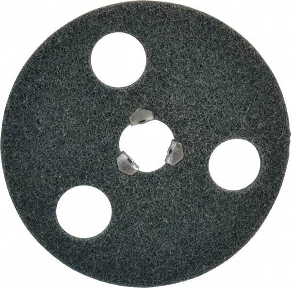 Norton - 4-1/2" Very Fine Grade Aluminum Oxide Deburring Disc - Quick Change Connection - Makers Industrial Supply