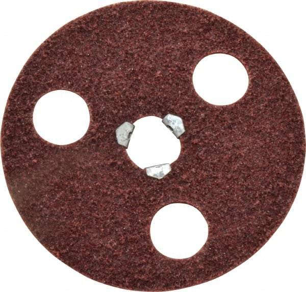 Norton - 4-1/2" Medium Grade Aluminum Oxide Deburring Disc - Quick Change Connection - Makers Industrial Supply