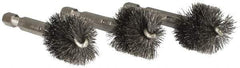 Ridgid - 3/4 Inch Inside Diameter, 13/16 Inch Actual Brush Diameter, Steel, Power Fitting and Cleaning Brush - Makers Industrial Supply