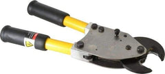 H.K. Porter - 14" OAL, 795 MCM Capacity, Cable Cutter - 29/64" Jaw Length, Oval Head, Plastic Cushion Handle - Makers Industrial Supply