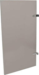 Bradley - Washroom Partition Steel Urinal Panel - 23 Inch Wide x 42 Inch High, ADA Compliant Stall Compatibility, Warm Gray - Makers Industrial Supply