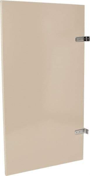 Bradley - Washroom Partition Steel Urinal Panel - 23 Inch Wide x 42 Inch High, ADA Compliant Stall Compatibility, Almond - Makers Industrial Supply