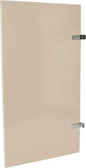 Bradley - Washroom Partition Steel Urinal Panel - 23 Inch Wide x 42 Inch High, ADA Compliant Stall Compatibility, Almond - Makers Industrial Supply