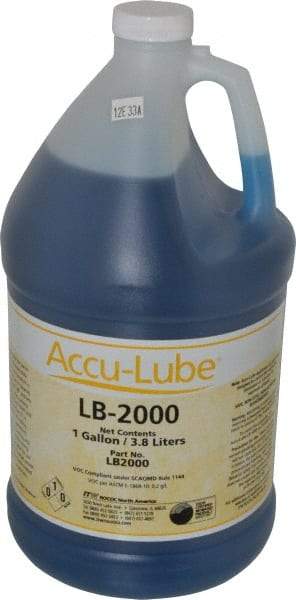 Accu-Lube - Accu-Lube LB-2000, 1 Gal Bottle Cutting & Sawing Fluid - Natural Ingredients, For Broaching, Drilling, Grinding, Machining, Spline Rolling, Tapping - Makers Industrial Supply