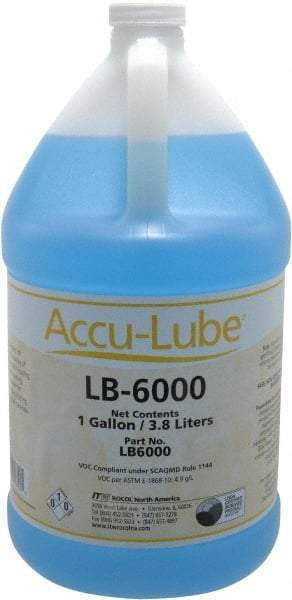 Accu-Lube - Accu-Lube LB-6000, 1 Gal Bottle Cutting & Sawing Fluid - Natural Ingredients, For Aluminum Machining, Drilling, Light-Duty Milling, Punching, Tapping - Makers Industrial Supply