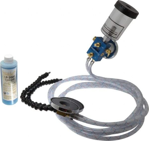 Accu-Lube - 2 Outlet, Micro Lubricant System - 12' Coolant Line Length - Makers Industrial Supply