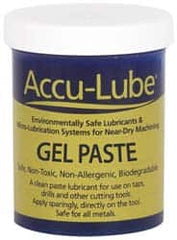 Accu-Lube - Accu-Lube, 8 oz Jar Cutting Fluid - Natural Ingredients, For Drilling, Reaming, Tapping - Makers Industrial Supply