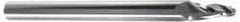 Onsrud - 1/8" Cutting Diam x 1" Length of Cut, 2 Flute, Upcut Spiral Router Bit - Uncoated, Right Hand Cut, Solid Carbide, 3" OAL x 1/4" Shank Diam, Ball End Taper - Makers Industrial Supply