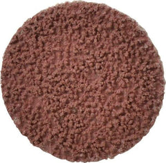 Made in USA - 2" Disc Diam, 80 Grit, Aluminum Oxide Quick Change Disc - Type S Attaching System, Coated, Brown, Medium Grade - Makers Industrial Supply