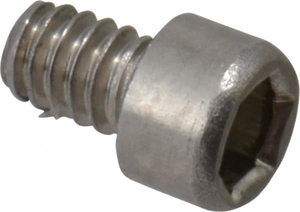 Value Collection - #2-56 UNC Hex Socket Drive, Socket Cap Screw - Grade 18-8 Stainless Steel, 1/8" Length Under Head - Makers Industrial Supply