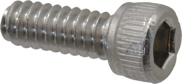 Value Collection - #4-40 UNC Hex Socket Drive, Socket Cap Screw - Grade 18-8 Stainless Steel, 5/16" Length Under Head - Makers Industrial Supply