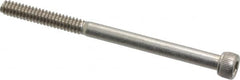 Value Collection - #6-32 UNC Hex Socket Drive, Socket Cap Screw - Grade 18-8 Stainless Steel, 2" Length Under Head - Makers Industrial Supply