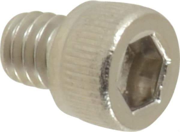 Value Collection - #8-32 UNC Hex Socket Drive, Socket Cap Screw - Grade 18-8 Stainless Steel, 3/16" Length Under Head - Makers Industrial Supply