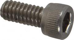 Value Collection - #8-32 UNC Hex Socket Drive, Socket Cap Screw - Grade 18-8 Stainless Steel, 3/8" Length Under Head - Makers Industrial Supply