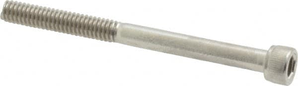 Value Collection - #8-32 UNC Hex Socket Drive, Socket Cap Screw - Grade 18-8 Stainless Steel, 2" Length Under Head - Makers Industrial Supply