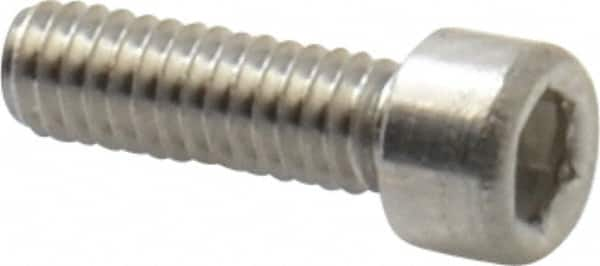 Value Collection - #1-72 UNF Hex Socket Drive, Socket Cap Screw - Grade 18-8 Stainless Steel, 1/4" Length Under Head - Makers Industrial Supply