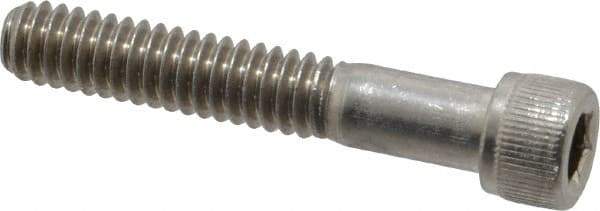 Value Collection - 1/4-20 UNC Hex Socket Drive, Socket Cap Screw - Grade 18-8 Stainless Steel, Partially Threaded, 1-1/2" Length Under Head - Makers Industrial Supply