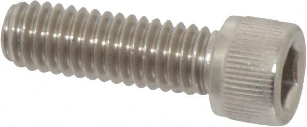 Value Collection - 5/16-18 UNC Hex Socket Drive, Socket Cap Screw - Grade 18-8 Stainless Steel, Fully Threaded, 1" Length Under Head - Makers Industrial Supply