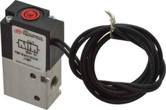 ARO/Ingersoll-Rand - 1/8", 3-Way Body Ported Stacking Solenoid Valve - 12 VDC, 0.2 CV Rate, 2.4" High - Makers Industrial Supply