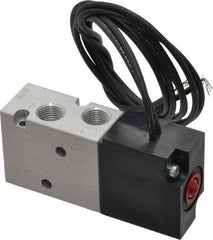 ARO/Ingersoll-Rand - 1/8", 4-Way Body Ported Stacking Solenoid Valve - 24 VDC, 0.2 CV Rate, 2.8" High - Makers Industrial Supply