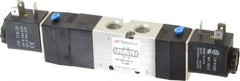 ARO/Ingersoll-Rand - 1/4", 4-Way 3-Position Maxair Stacking Solenoid Valve - 120 VAC, 0.7 CV Rate, 1.81" High - Makers Industrial Supply