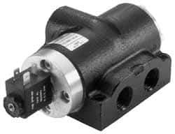 ARO/Ingersoll-Rand - 3/8", K Series 4-Way High Flow Stacking Solenoid Valve - 120 VAC, 2.3 CV Rate, 2.56" High - Makers Industrial Supply