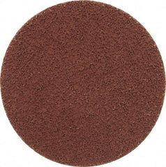 Made in USA - 3" Disc Diam, 400 Grit, Aluminum Oxide Quick Change Disc - Type S Attaching System, Coated, Brown, Super Fine Grade - Makers Industrial Supply