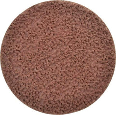 Made in USA - 2" Disc Diam, 120 Grit, Aluminum Oxide Quick Change Disc - Type R Attaching System, Coated, Brown, Fine Grade - Makers Industrial Supply