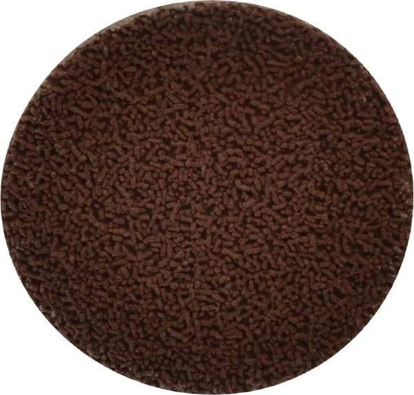 Made in USA - 2" Disc Diam, 600 Grit, Aluminum Oxide Quick Change Disc - Type R Attaching System, Coated, Brown, Super Fine Grade - Makers Industrial Supply