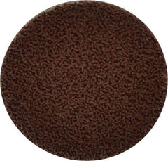 Made in USA - 2" Disc Diam, 600 Grit, Aluminum Oxide Quick Change Disc - Type R Attaching System, Coated, Brown, Super Fine Grade - Makers Industrial Supply