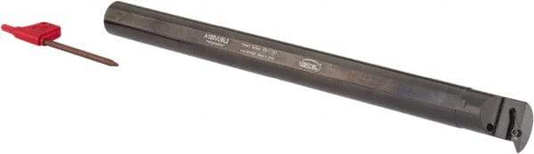 Hertel - 0.98" Min Bore Diam, 10" OAL, 3/4" Shank Diam, A-SVUB Indexable Boring Bar - VB.. Insert, Screw Holding Method - Makers Industrial Supply