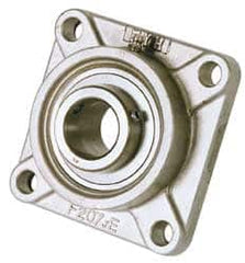 Value Collection - 1-1/4" ID, 108mm OAL x 4-19/32" OAH Solid 4-Bolt Flange - Exact Industrial Supply