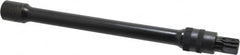 Proto - 1/2" Drive Impact Locking Socket Extension - 10" OAL, Black Oxide Finish - Makers Industrial Supply