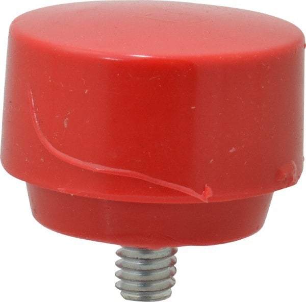 Proto - 1-1/2" Face Diam, Grade Medium, Red Hammer Tip/Face - Plastic - Makers Industrial Supply