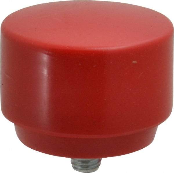 Proto - 2" Face Diam, Grade Medium, Red Hammer Tip/Face - Plastic - Makers Industrial Supply