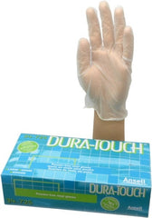 Ansell - Size L, 3 mil, Industrial Grade, Powder Free PVC Disposable Gloves - Exact Industrial Supply