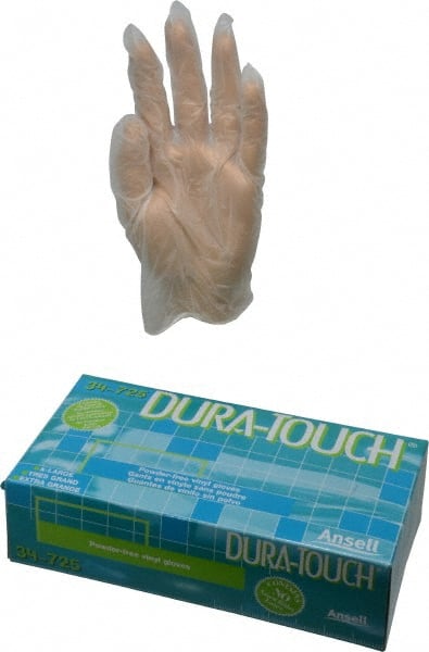 Ansell - Size XL, 3 mil, Industrial Grade, Powder Free PVC Disposable Gloves - Exact Industrial Supply