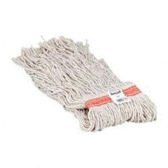 Rubbermaid - 1" Orange Head Band, X-Large Cotton Cut End Mop Head - 8 Ply, Side Loading Connection, Use for General Purpose - Makers Industrial Supply