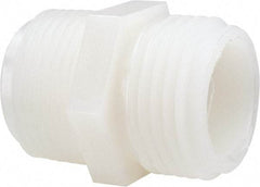 Green Leaf - 3/4 MGHT & 3/4 MPT Garden Hose Adapter - Nylon, Male Hose to Male Pipe Connector - Makers Industrial Supply