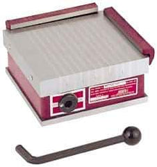 Suburban Tool - Standard Pole Rectangular Permanent Magnetic Block Chuck - 24" Long x 12" Wide x 2-5/8" High, Ceramic - Makers Industrial Supply