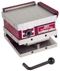 Suburban Tool - 6" Long x 12" Wide x 5-1/4" High, Series S2, Standard Pole, Steel Sine Plate & Magnetic Chuck Combo - 0.0002" Tolerance, Square to 0.0003", (2) Rails & Handle - Makers Industrial Supply