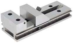 Suburban Tool - 4" Jaw Width, 8" Jaw Opening Capacity, 1-11/16" Jaw Height, Toolmaker's Vise - Flat Jaw, 0.0003" Parallelism, 0.0003" Squareness, 12" OAL x 6" OAW x 3-7/16" OAH - Makers Industrial Supply