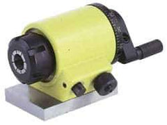 Suburban Tool - ER25 Compatible, 72 Increment, Horizontal Spin Collet Indexer - 1-7/8" High Center, 2-1/4" Wide x 3-3/16" Deep Base, 3" Overall Height, Manual Operation - Makers Industrial Supply