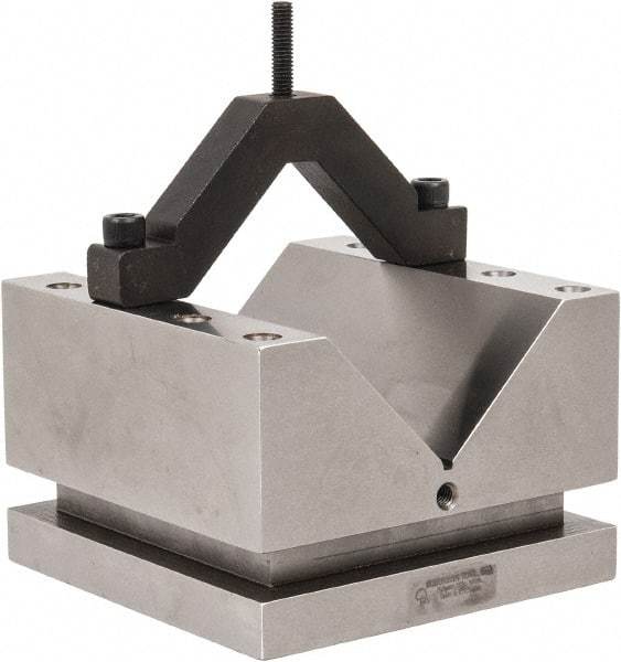 Suburban Tool - 4-3/8" Max Capacity, 90° Angle, Hardened Steel V-Block - 6" Long x 6" Wide x 4" High, Sold as Individual - Makers Industrial Supply